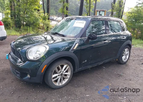 2013 Mini Countryman Cooper S из США, поврежденный, VIN WMWZC5C50DWP32695